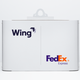 The FedEx package holder, designed with Wing.